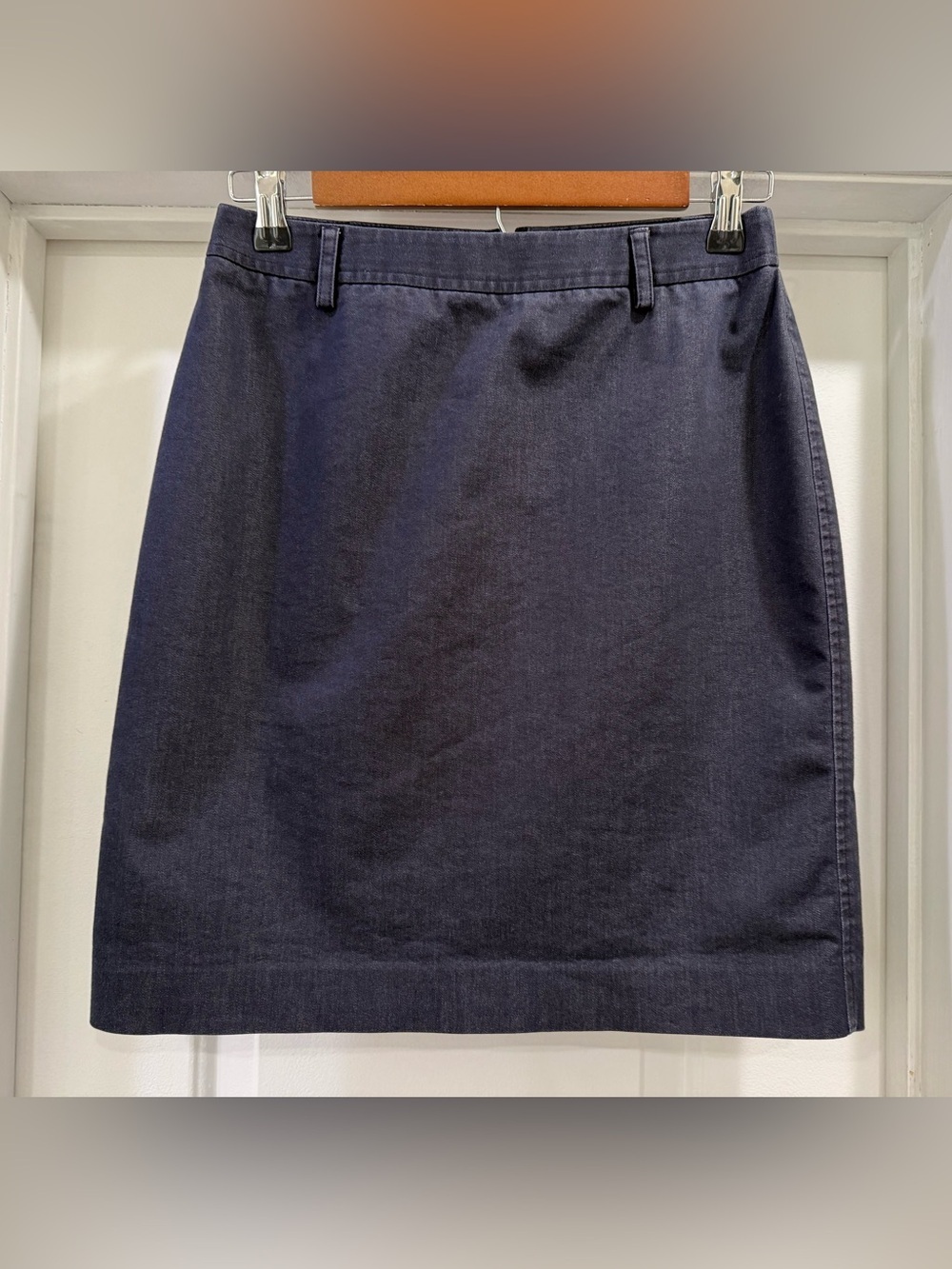 Ann Taylor Stretch Size 2 Dark Navy A-Line Skirt